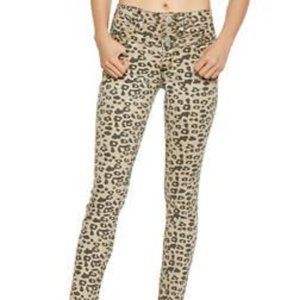 Almost Famous Animal Print Mid Rise Skinny Jeans